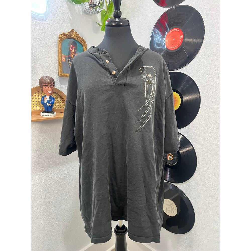 Vintage Harley-Davidson Henley T-Shirt – Schaeff Harley-Davidson, Stroudsburg PA